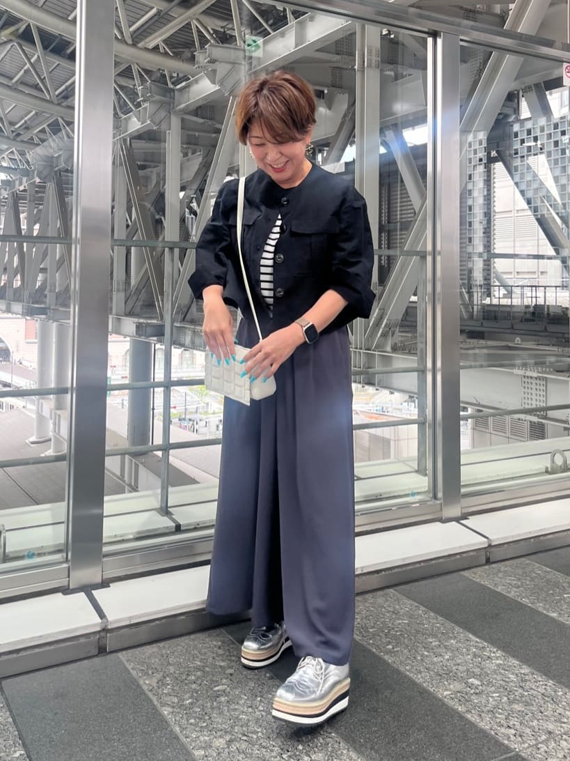 sayakaさんの「UNTITLED｜◆【11色展開/コットン100/アンサンブル可能】 プルオーバーニット」を使ったコーディネート