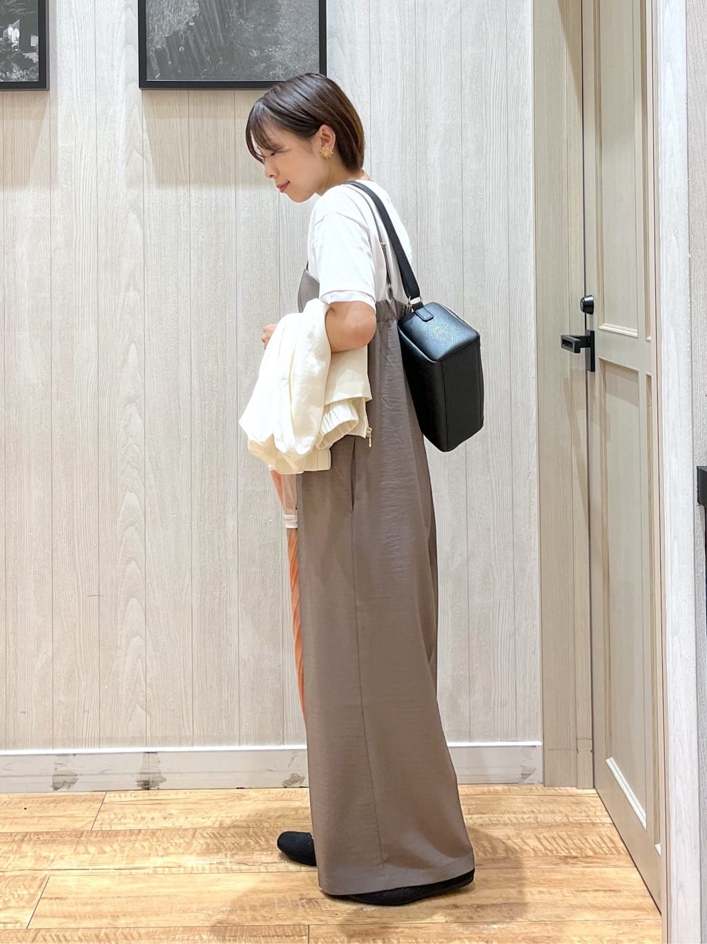 shirayuuuさんの「SHOO･LA･RUE｜◆【洗える】透かし編みニットパンプス」を使ったコーディネート