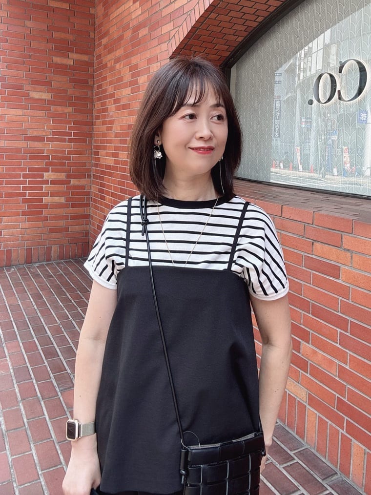 makiさんの「UNTITLED｜エポトリニティネックレス」を使ったコーディネート