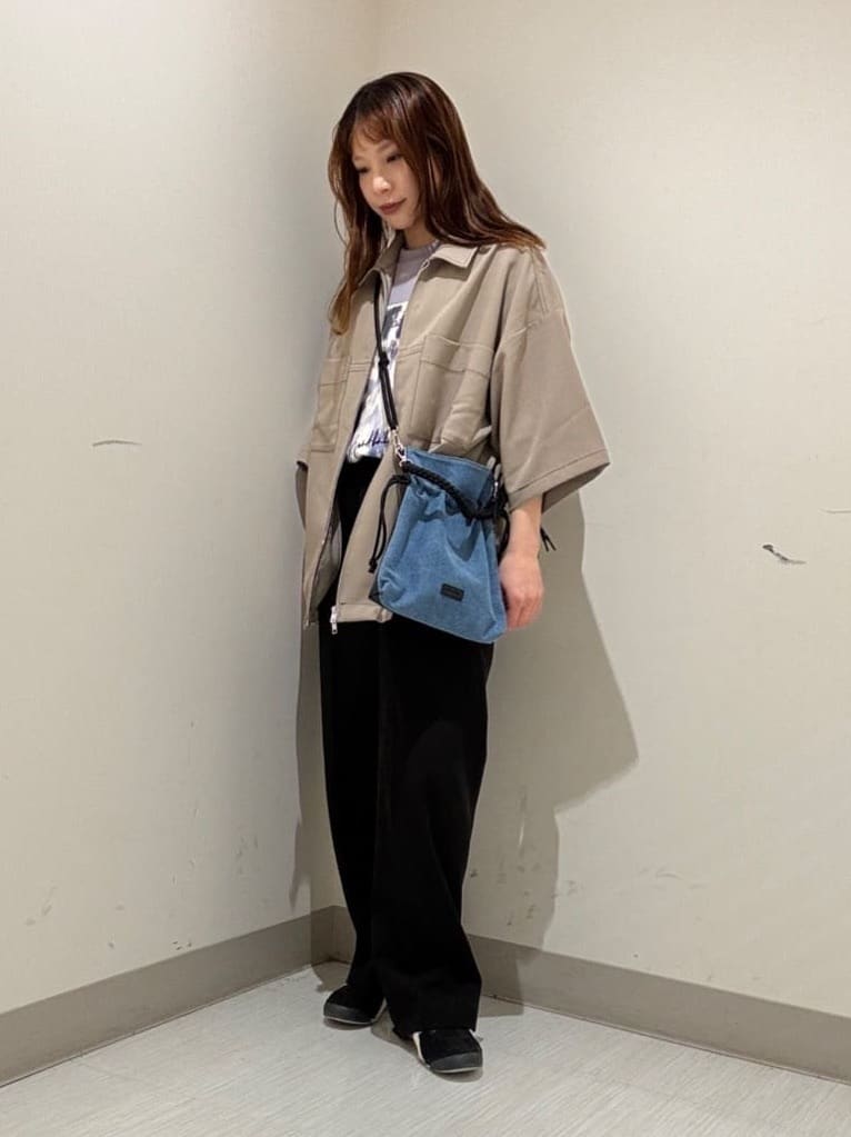 S.A.Oさんの「tk.TAKEO KIKUCHI｜◆360度ストレッチワイドテーパードパンツ（セットアップ対応）」を使ったコーディネート