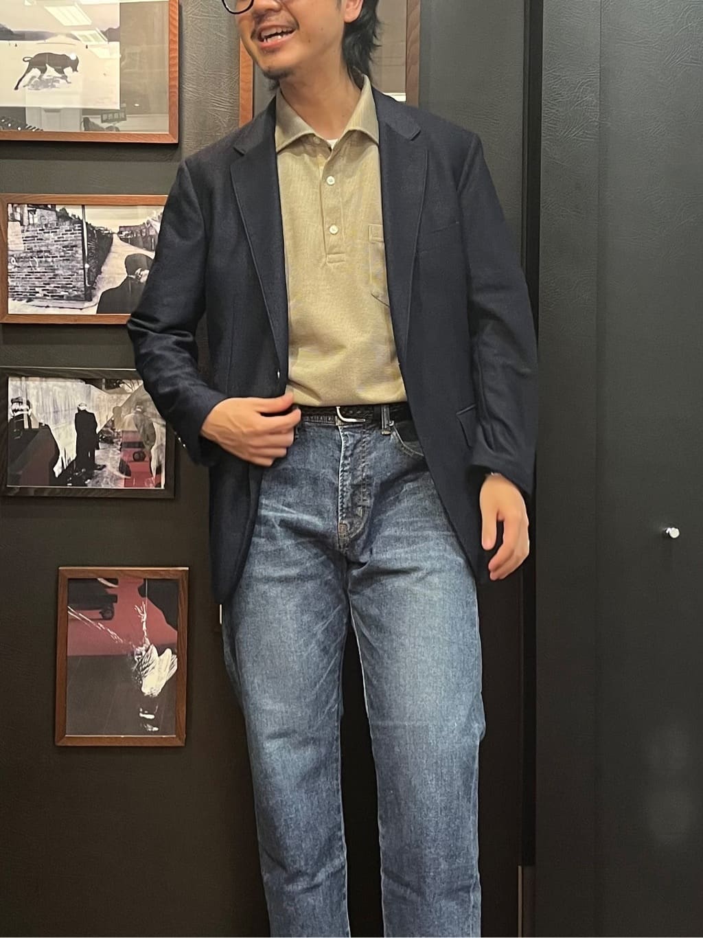 KUROさんの「TAKEO KIKUCHI｜【モンスターストレッチ】日本製 ウォッシュド デニムパンツ」を使ったコーディネート