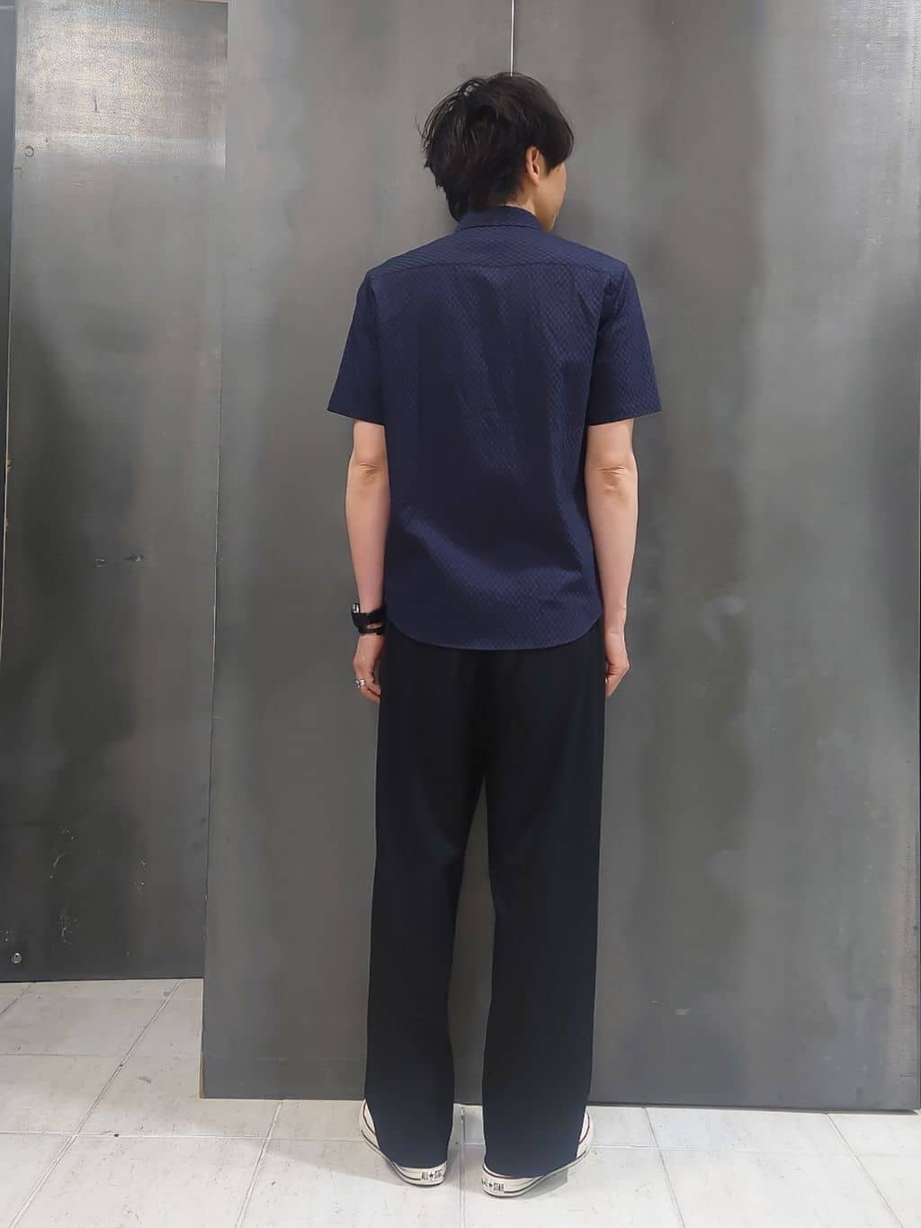 kawamuさんの「TAKEO KIKUCHI｜【抗菌防臭】COOL DOTS（R）ドビープリント ジャケット」を使ったコーディネート