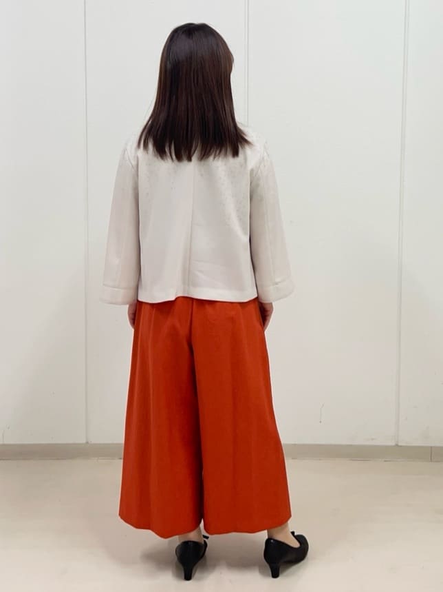 ゆうさんの「Reflect｜◆【UVカット／接触冷感／洗える／セットアップ可】クルーネックジャケット」を使ったコーディネート