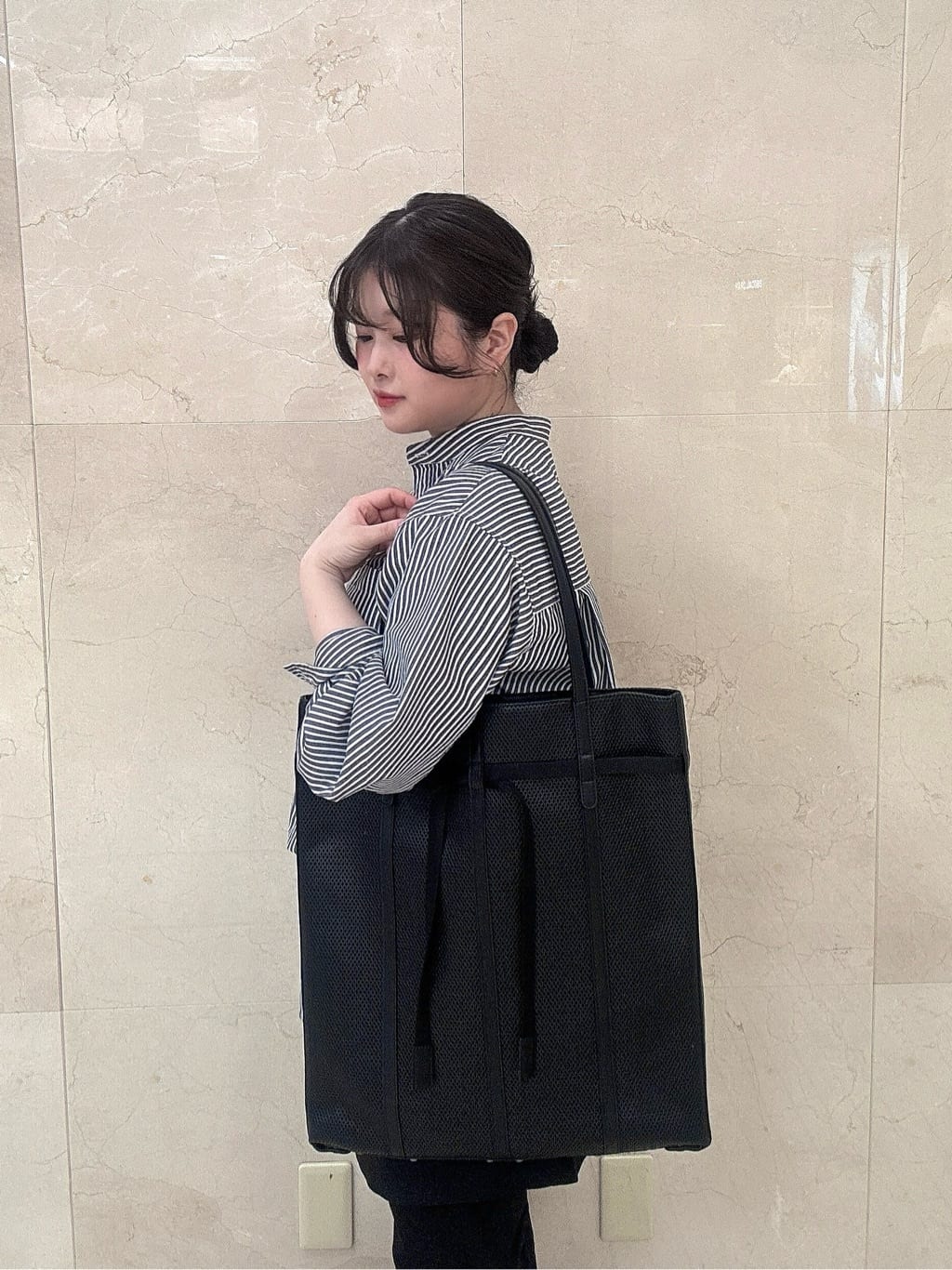mさんの「HIROKO HAYASHI｜PANIER（パニエ） トートバッグL」を使ったコーディネート