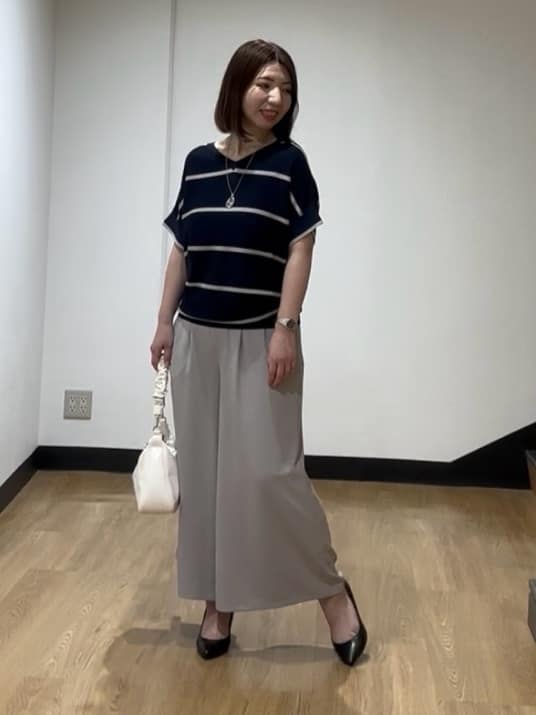 MIKIKOさんの「UNTITLED｜マーブルドロップネックレス」を使ったコーディネート