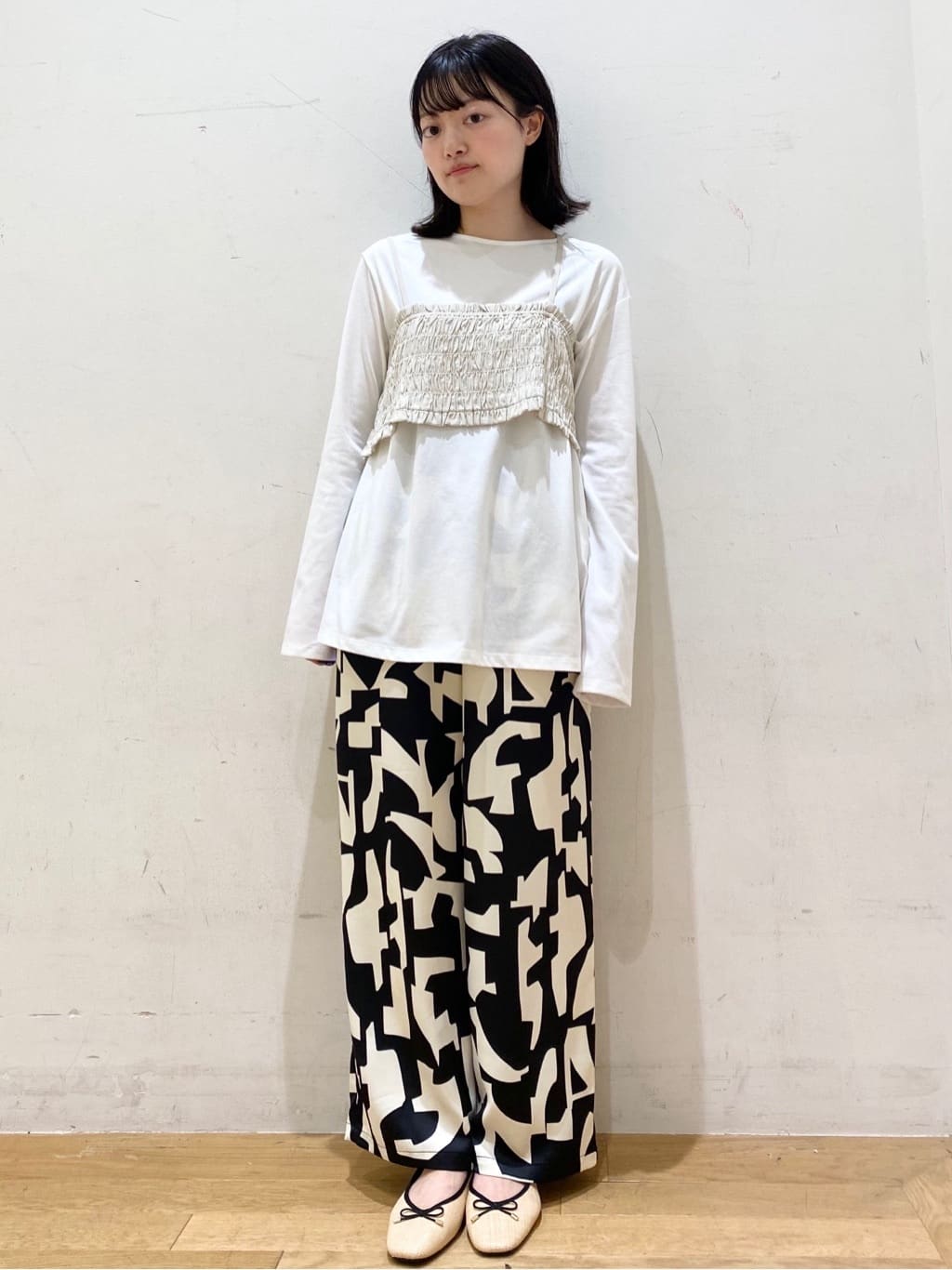 みなみさんの「OPAQUE.CLIP｜【定番/6color】名品フラットバレエシューズ」を使ったコーディネート