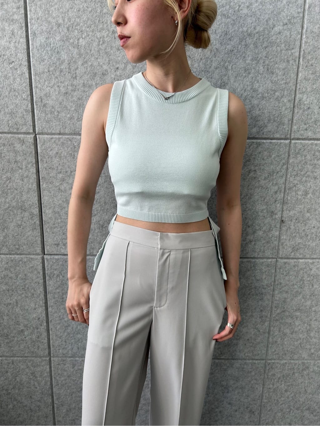 honoka Aさんの「CODE A｜design knit tank」を使ったコーディネート