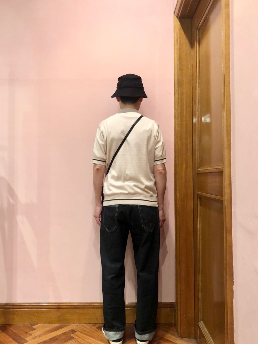 OKJさんの「DRESSTERIOR｜レースジャカード ニットポロ」を使ったコーディネート