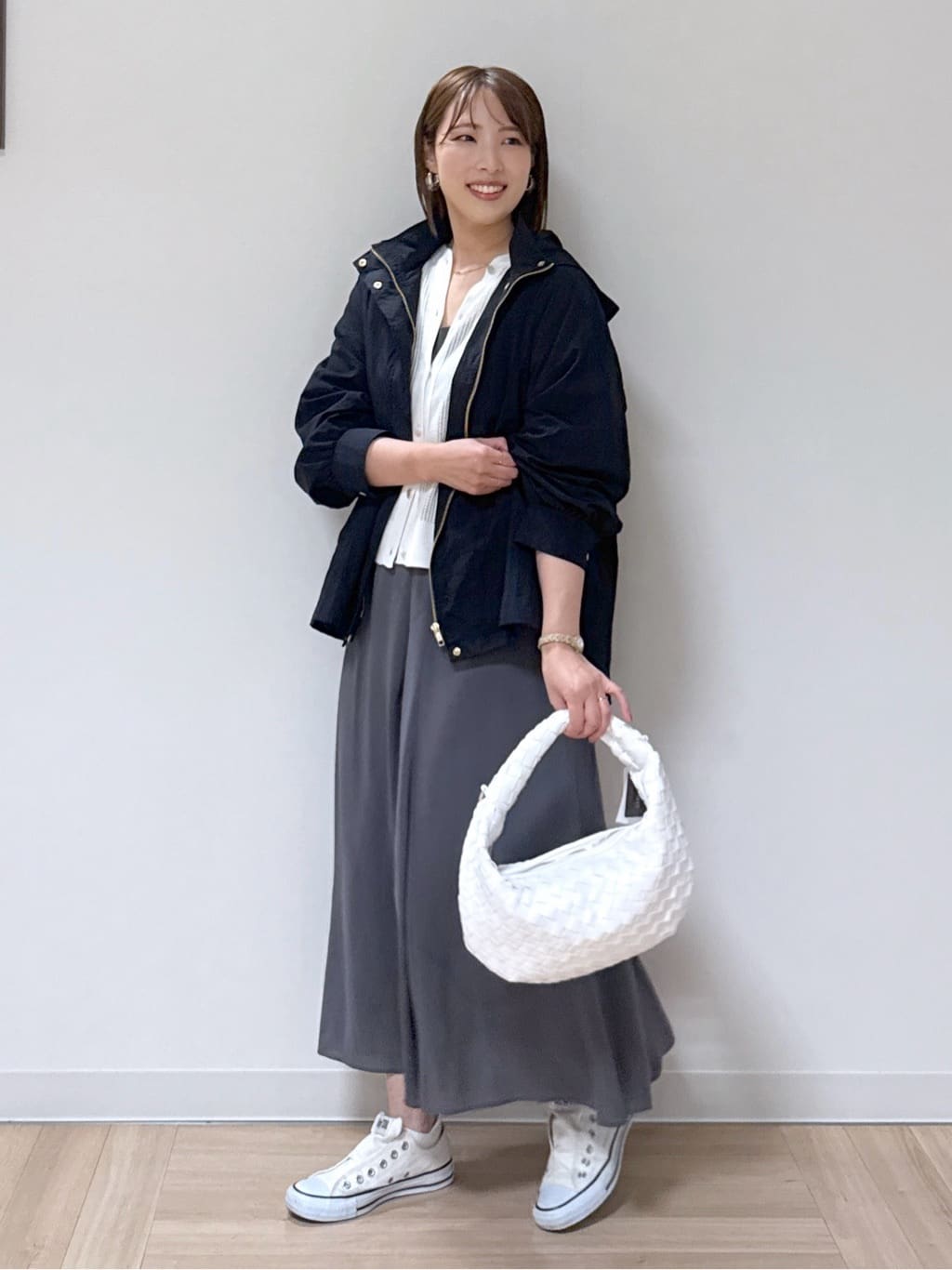 amiさんの「Reflect｜◆フーデッドライティブルゾン」を使ったコーディネート