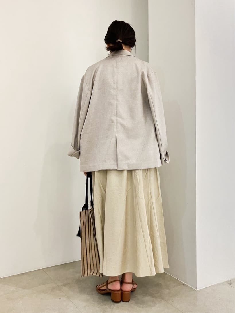 kanakoさんの「grove｜◆【雑誌掲載】多釦ラグランリブ5分袖プルオーバー」を使ったコーディネート