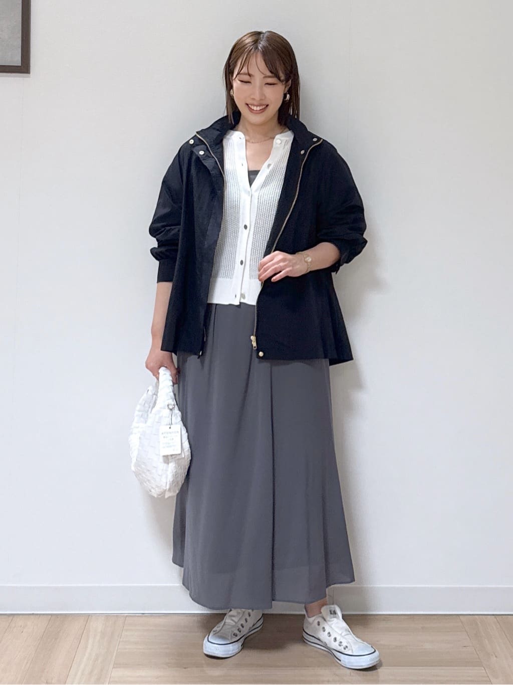 amiさんの「Reflect｜◆フーデッドライティブルゾン」を使ったコーディネート