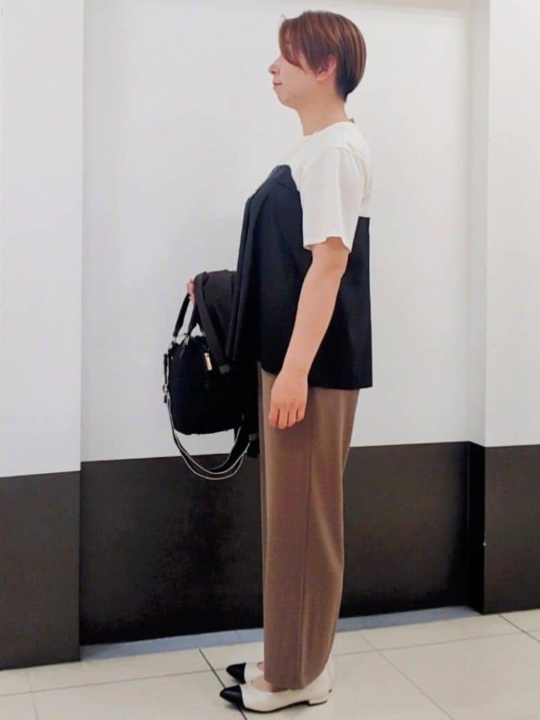 じゅりさんの「Reflect｜◆【マシンウォッシュ可能】レイヤード風ジャージブラウス」を使ったコーディネート