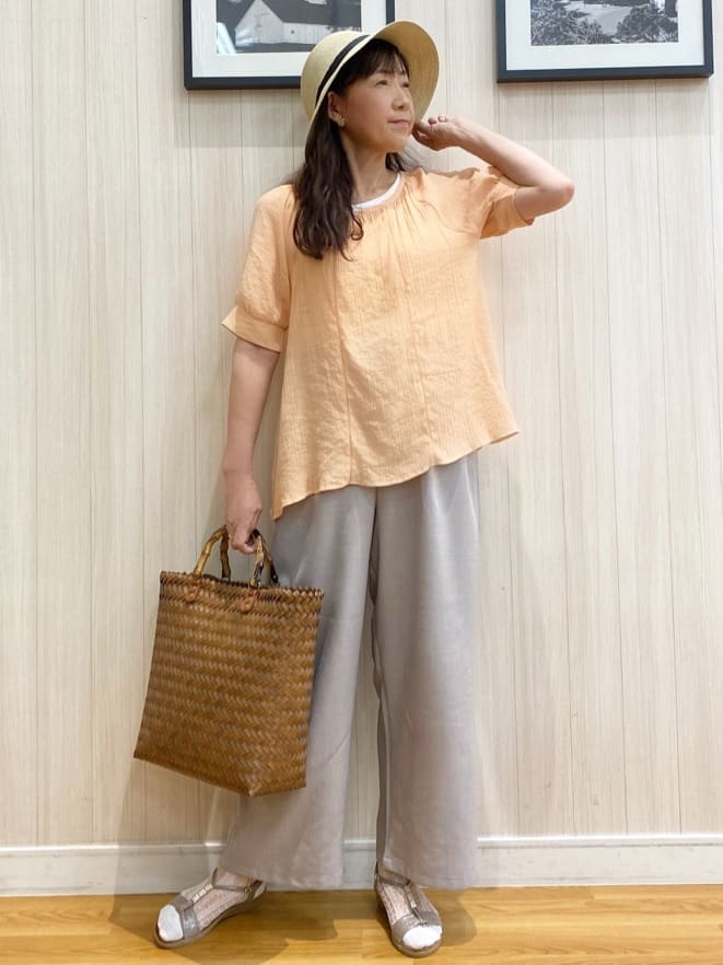 natsuさんの「SHOO･LA･RUE｜◆ビジューYストラップサンダル」を使ったコーディネート