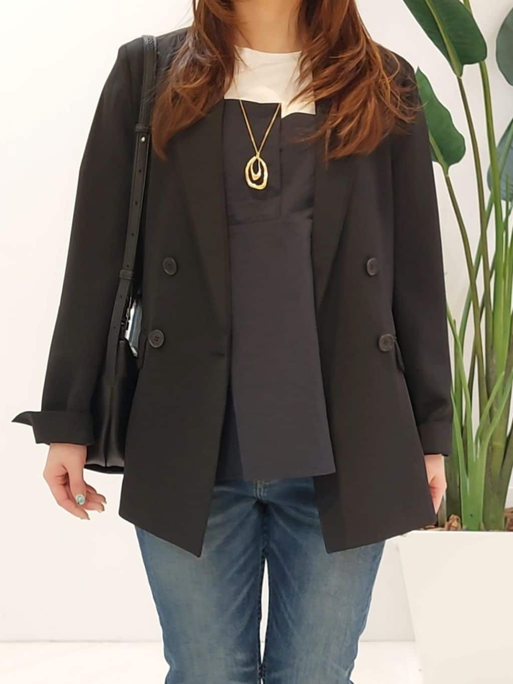 YuKaRiさんの「UNTITLED｜【Healthy DENIM&times;UNTITLED】別注 R Mrytle（リマートル）テーパードデニム」を使ったコーディネート