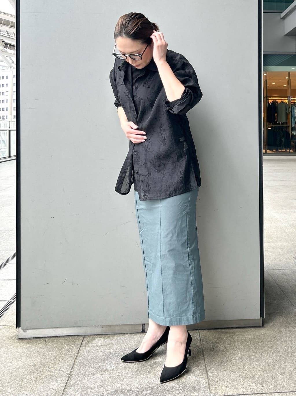 machikoさんの「ESPERANZA｜【12時間パンプス】約7.5㎝　歩きやすくて疲れにくい」を使ったコーディネート