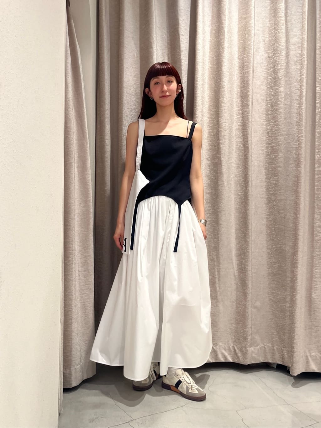 Rielさんの「CODE A｜side slit volume skirt」を使ったコーディネート