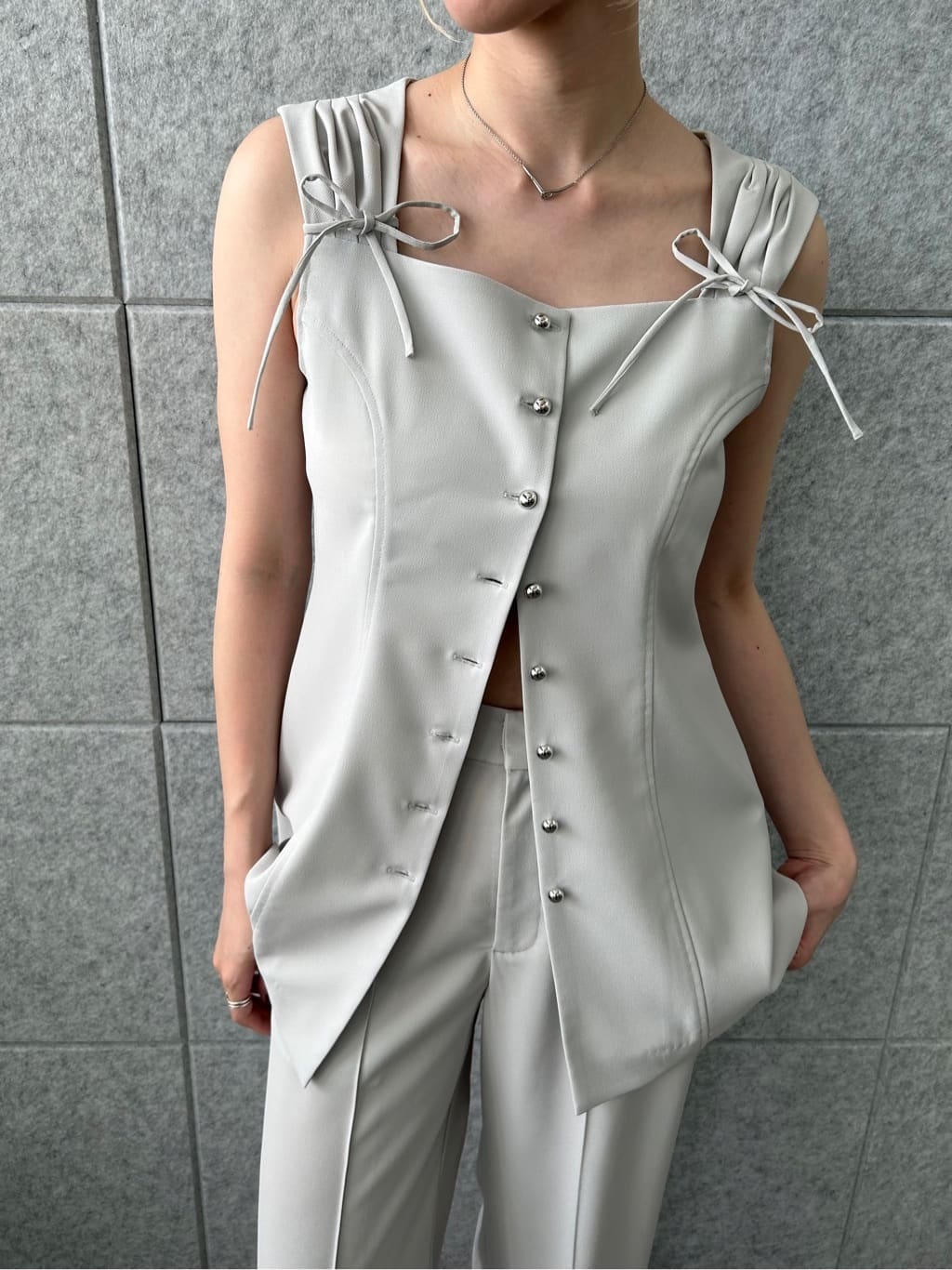 honoka Aさんの「CODE A｜french twill easy trouser」を使ったコーディネート