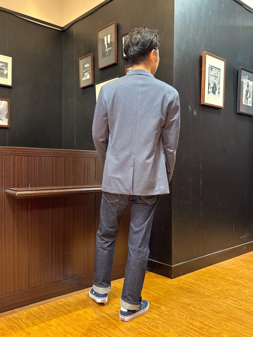 KEIさんの「TAKEO KIKUCHI｜【モンスターストレッチ】日本製 ワンウォッシュ デニムパンツ」を使ったコーディネート