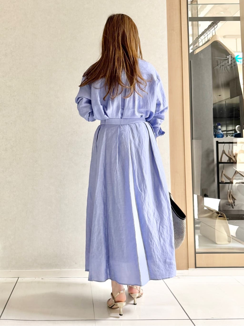 sayuさんの「UNTITLED｜◆【セットアップ可能/手洗い可】リネン混フレアスカート」を使ったコーディネート