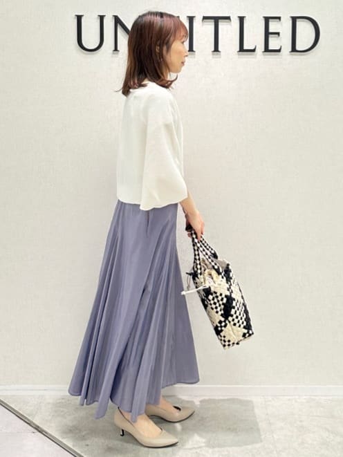 Miwaさんの「UNTITLED｜ライトダブルリングネックレス」を使ったコーディネート
