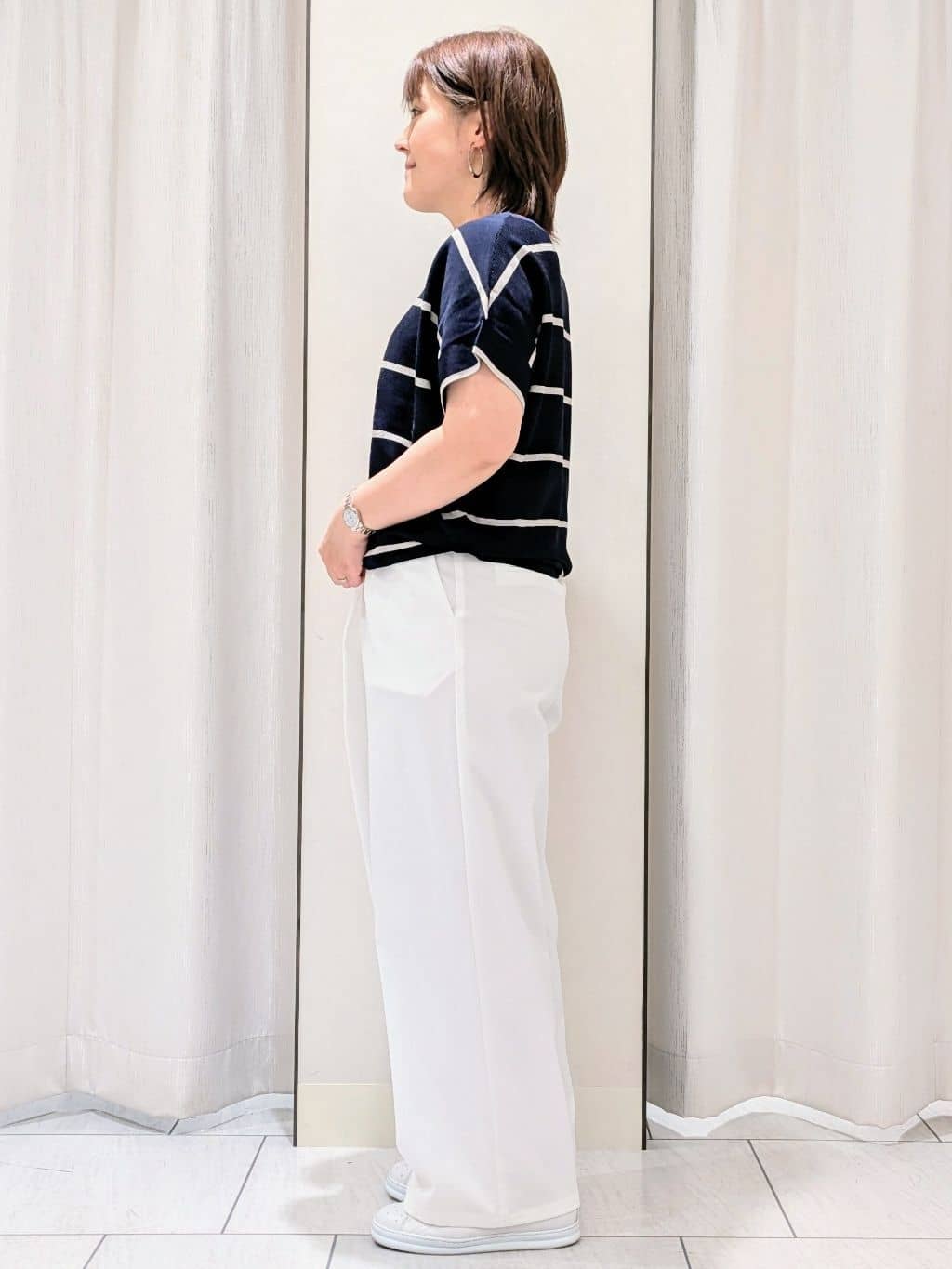 Onumaさんの「UNTITLED｜ライトダブルリングネックレス」を使ったコーディネート