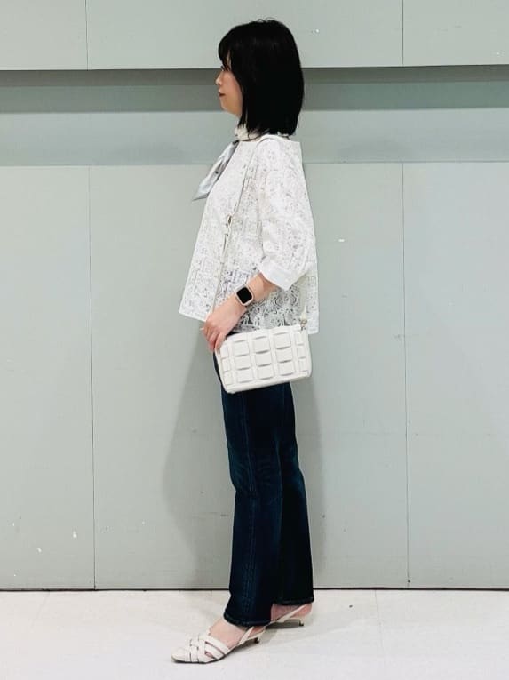 makiさんの「UNTITLED｜【Healthy DENIM&times;UNTITLED】別注 R Mrytle（リマートル）テーパードデニム」を使ったコーディネート