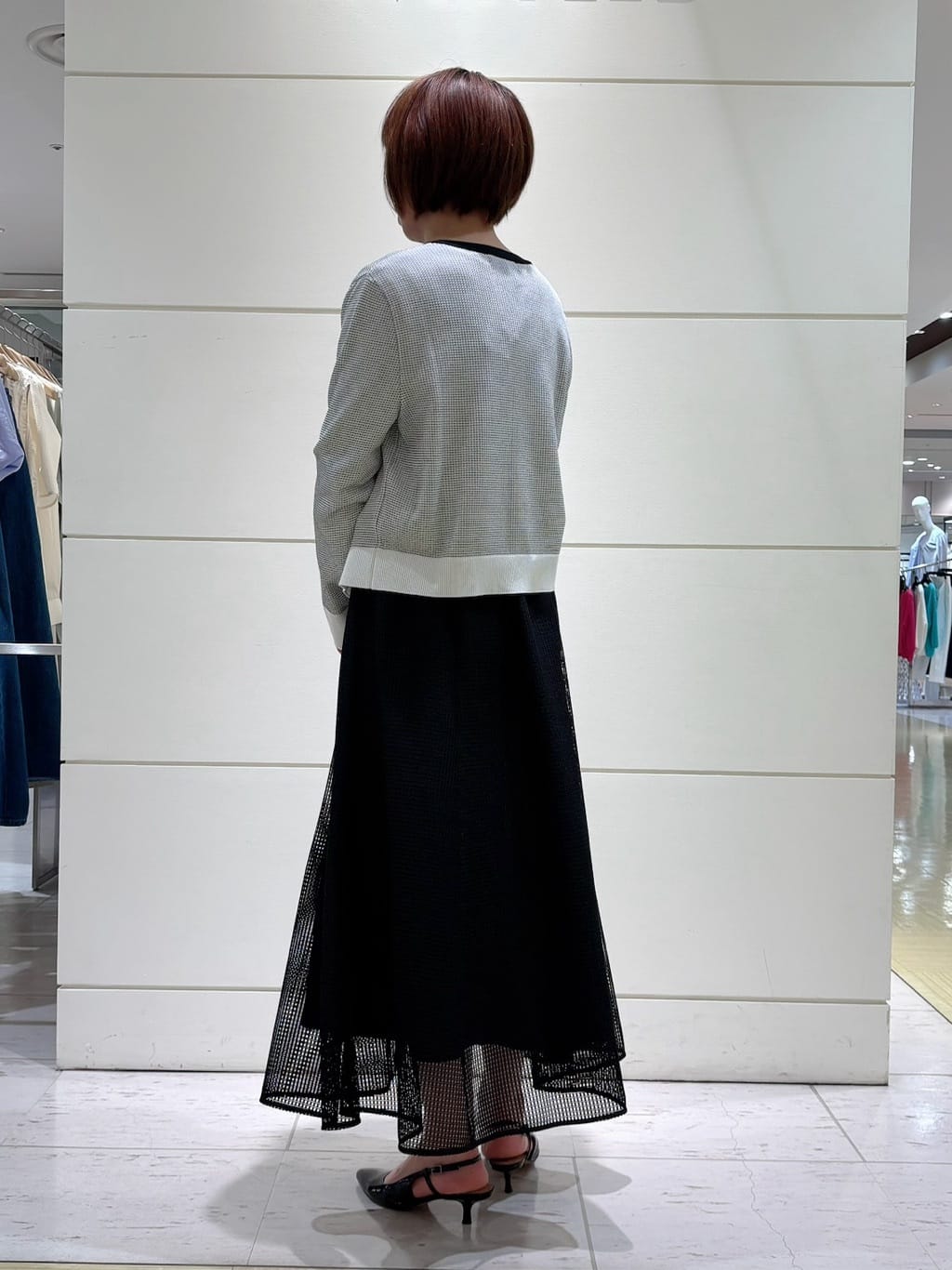 Satoさんの「UNTITLED｜◆【配色カラー/アンサンブル可能】きれいめ七分袖ニット」を使ったコーディネート