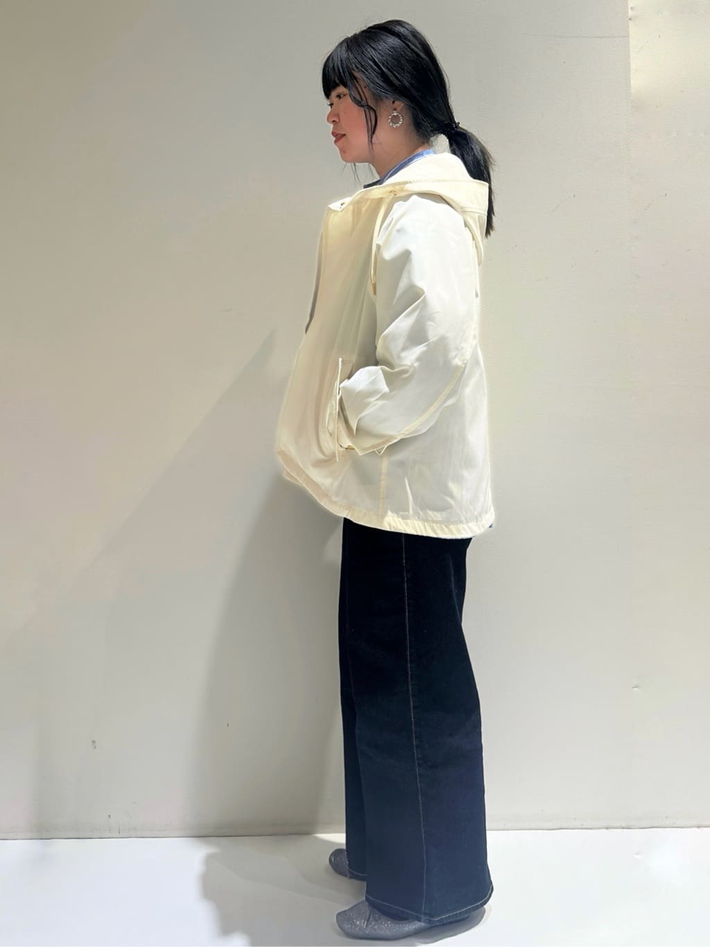 momoさんの「OPAQUE.CLIP｜【定番/6color】名品フラットバレエシューズ」を使ったコーディネート