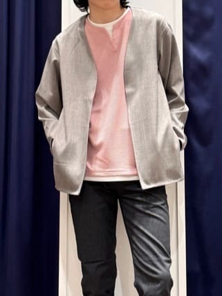 Tightさんの「THE SHOP TK｜【オールシーズン穿ける！】7DAYSストレッチへリンボンパンツ　ON&hArr;OFF兼用」を使ったコーディネート