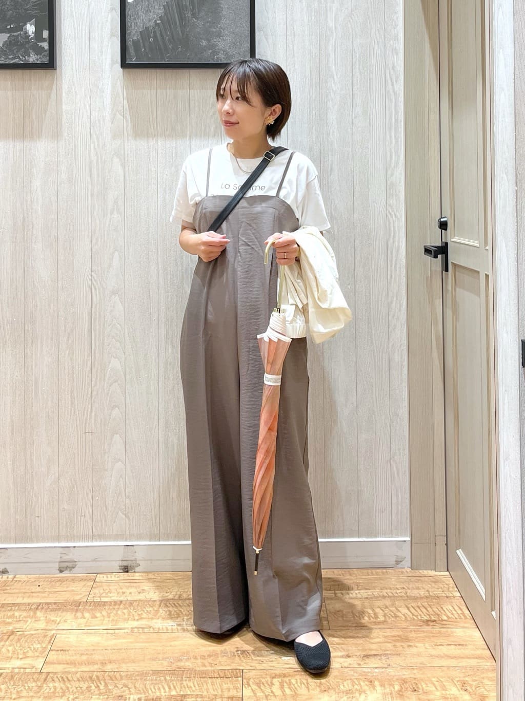 shirayuuuさんの「SHOO･LA･RUE｜◆【洗える】透かし編みニットパンプス」を使ったコーディネート