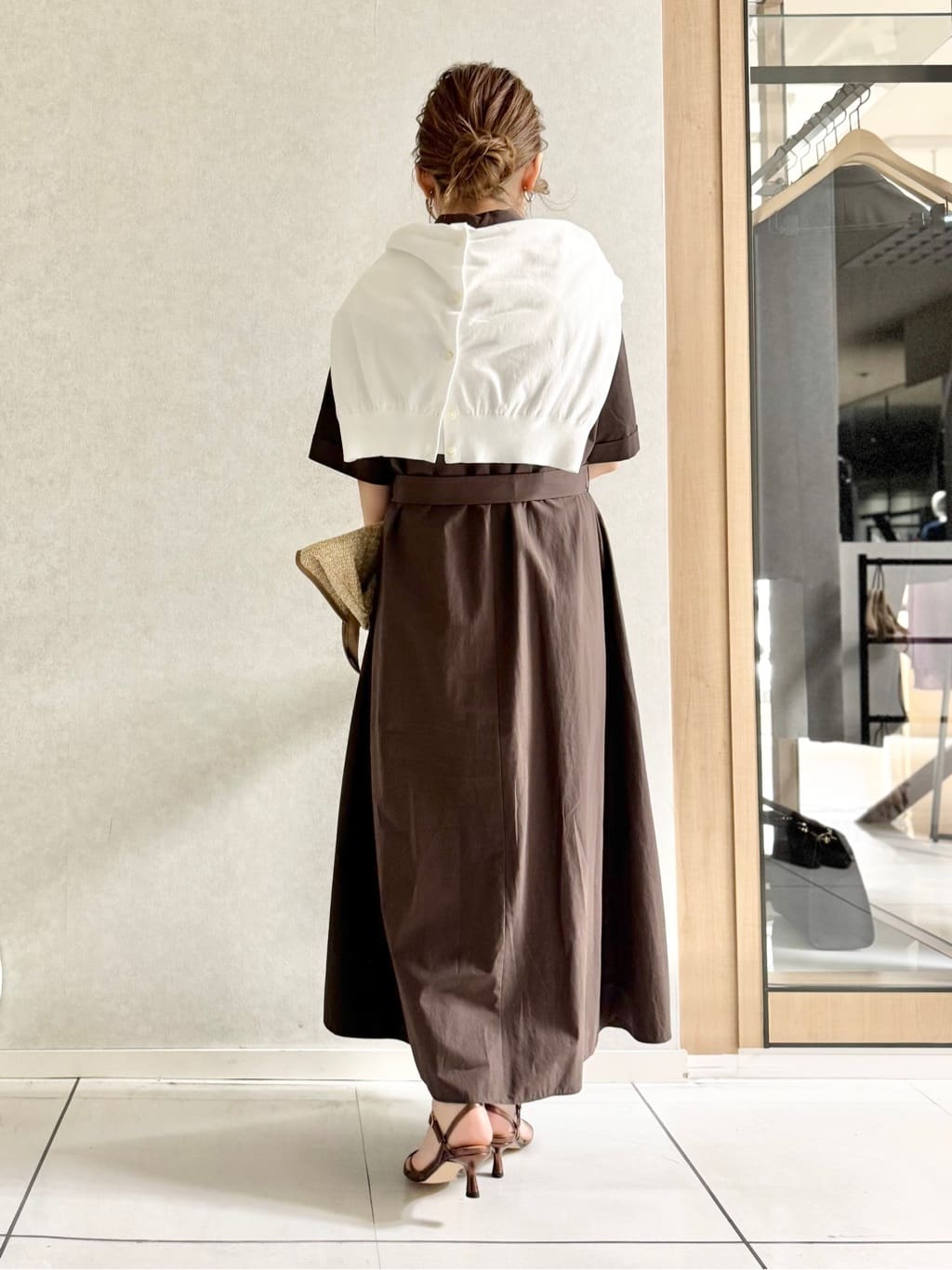 sayuさんの「UNTITLED｜◆【11色展開/コットン100/アンサンブル可能】クルーカーディガン」を使ったコーディネート