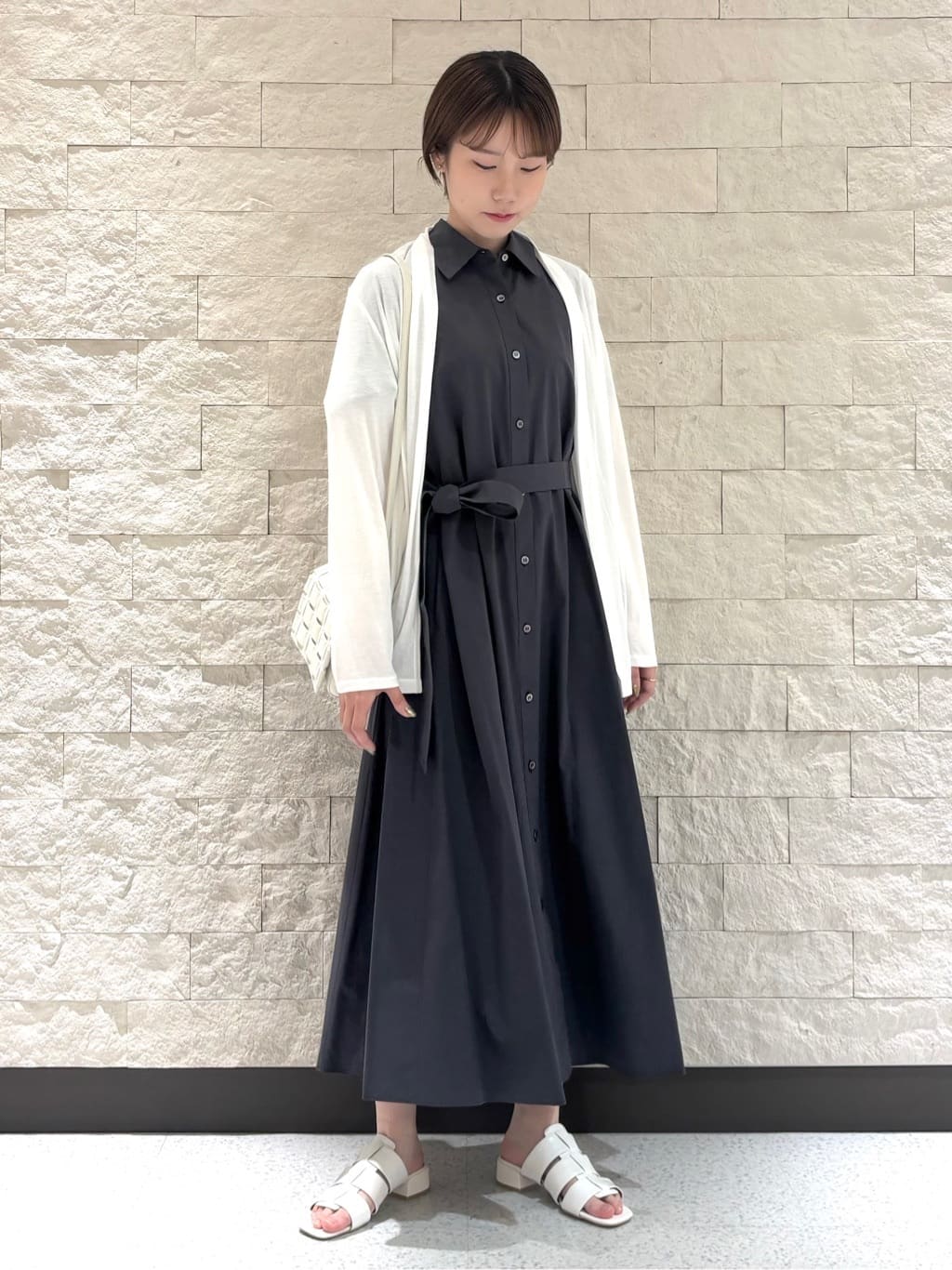mioさんの「UNTITLED｜◆【合皮】グルカ風デザインミュールサンダル」を使ったコーディネート