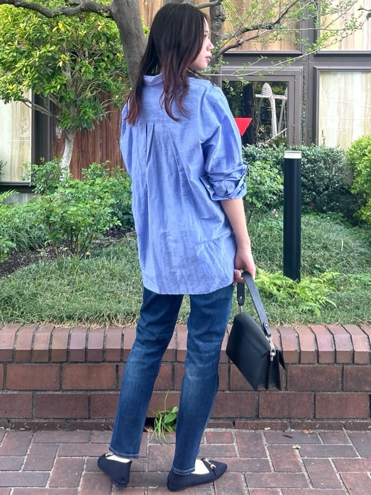 マリナさんの「UNTITLED｜【Healthy DENIM&times;UNTITLED】別注 R Mrytle（リマートル）テーパードデニム」を使ったコーディネート