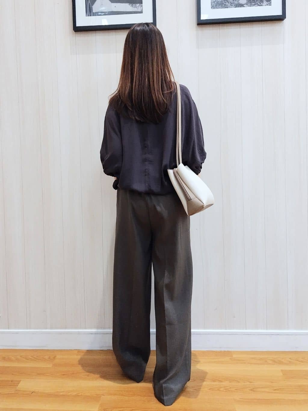yseさんの「SHOO･LA･RUE｜◆【洗える】ニットポインテッドローファー」を使ったコーディネート