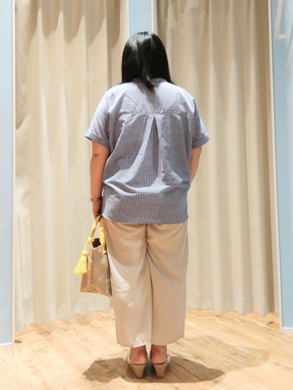 りんさんの「SHOO･LA･RUE｜◆【洗える/S-LL】色違いで揃えたい テレコリブタンクトップ」を使ったコーディネート
