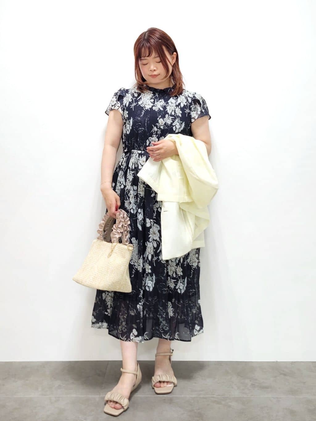 kinaさんの「index｜麻調シアーダブルブレストテーラードジャケット【洗濯機洗い可】」を使ったコーディネート