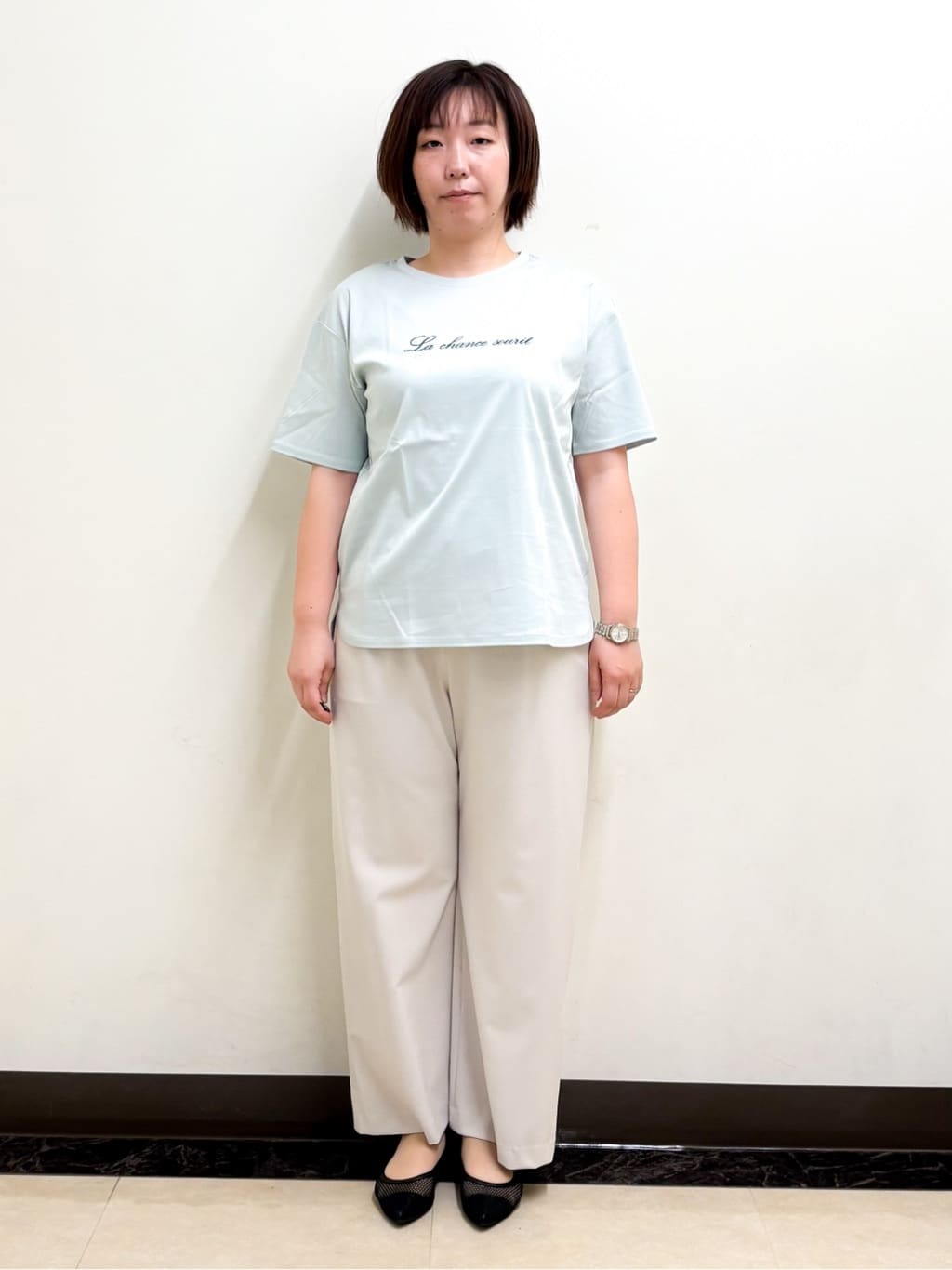 ミヨさんの「Reflect｜◆【マシンウォッシュ可】ロゴTシャツ」を使ったコーディネート