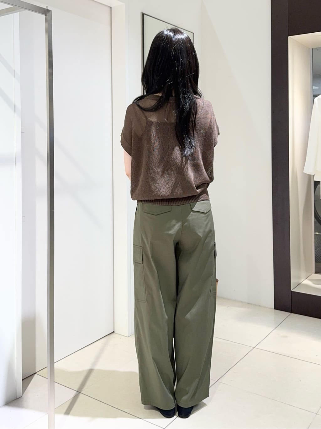 kaoruさんの「UNTITLED｜◆【洗える/スポーティー】ストレートカーゴパンツ」を使ったコーディネート