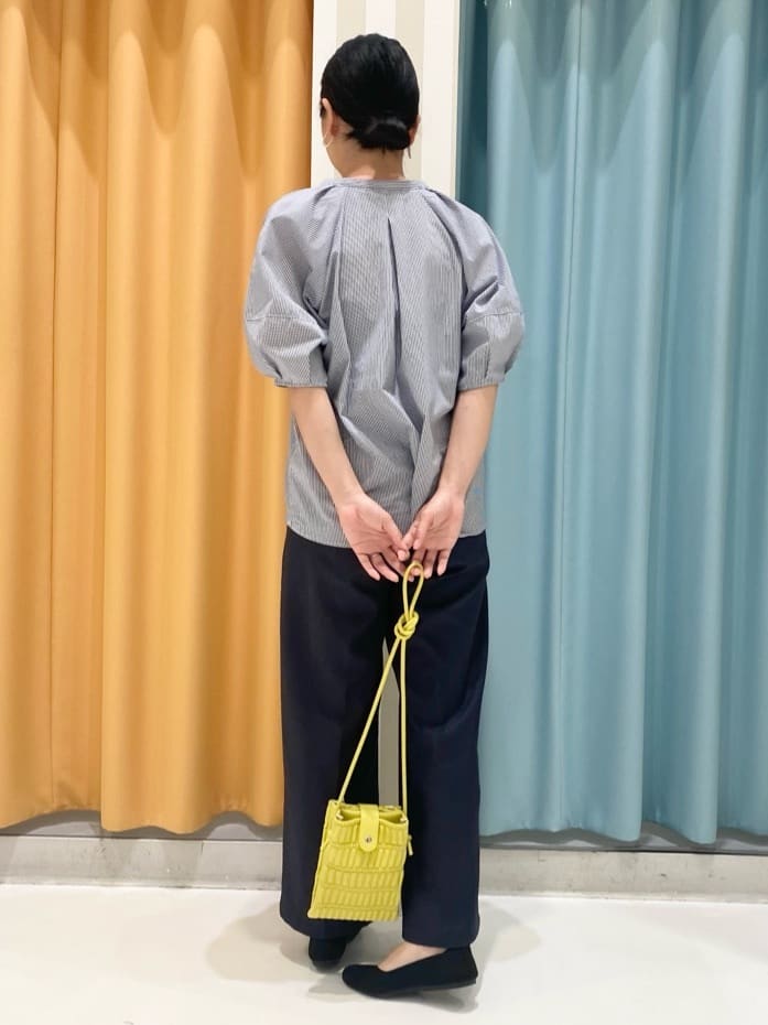 おかさんの「SHOO･LA･RUE｜◆【高レビュー】洗えてサラサラ ニットパンプス」を使ったコーディネート