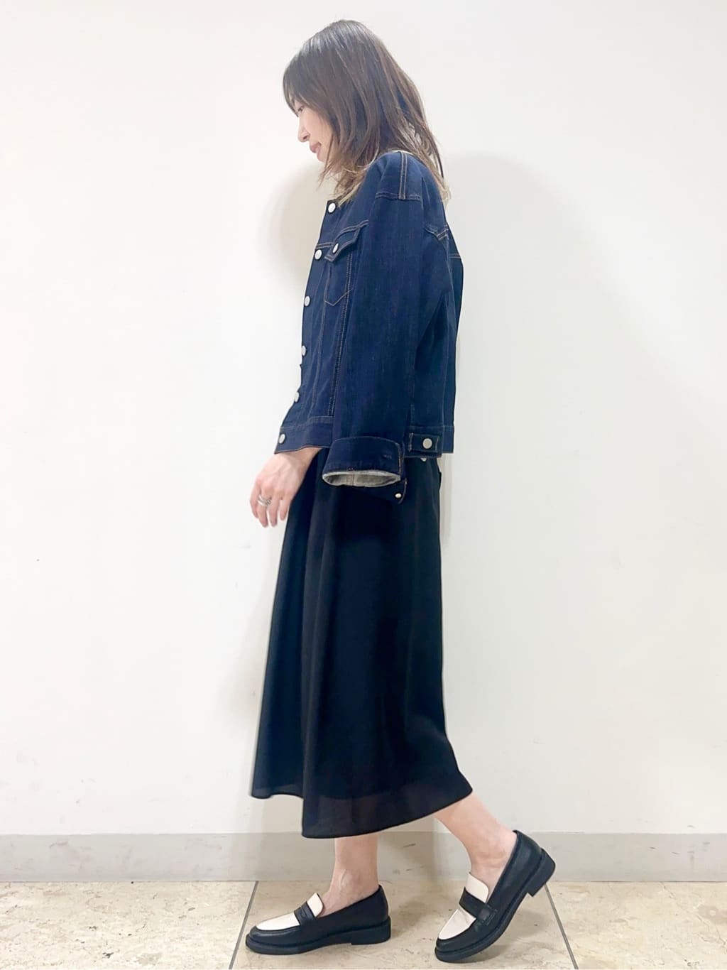 イト子さんの「Reflect｜◆【手洗い可】スタンダードデニムジャケット」を使ったコーディネート