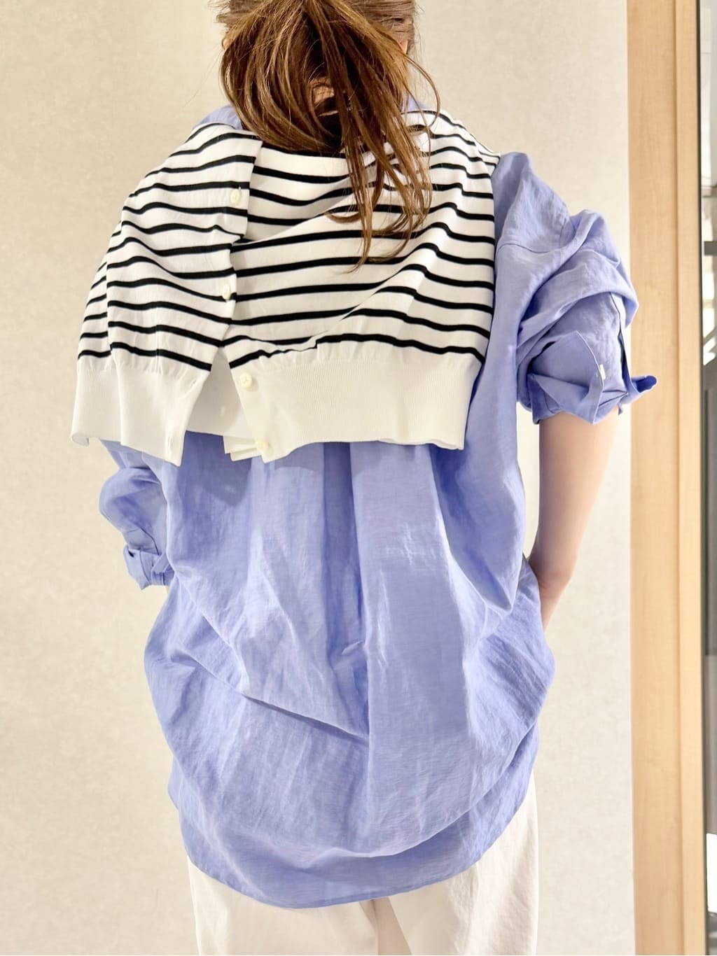 sayuさんの「UNTITLED｜◆【11色展開/コットン100/アンサンブル可能】クルーカーディガン」を使ったコーディネート