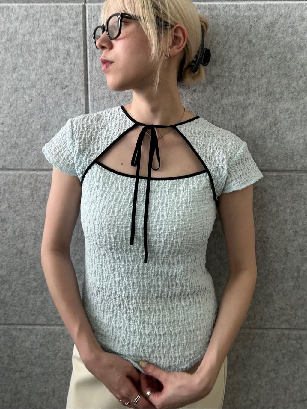 honoka Aさんの「CODE A｜femi cut pullover」を使ったコーディネート