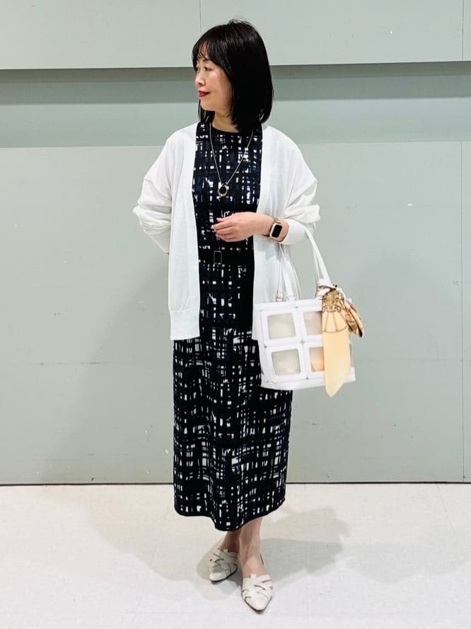 makiさんの「UNTITLED｜フープトップネックレス」を使ったコーディネート