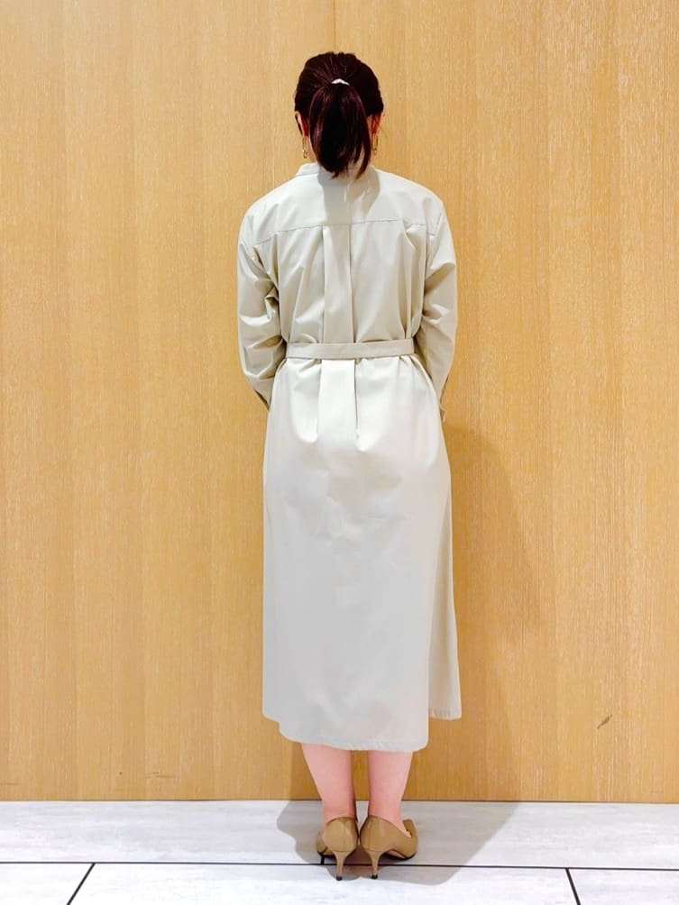 CHISATOさんの「UNTITLED｜◆バンドカラーシャツワンピース」を使ったコーディネート
