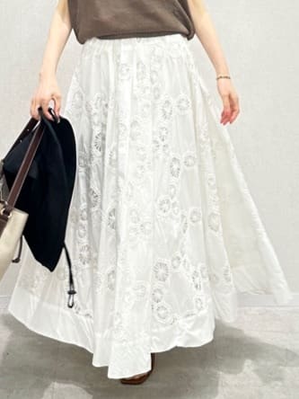 Miwaさんの「UNTITLED｜◆【セットアップ可能】リネンライクキャンバス カラーレスジャケット」を使ったコーディネート
