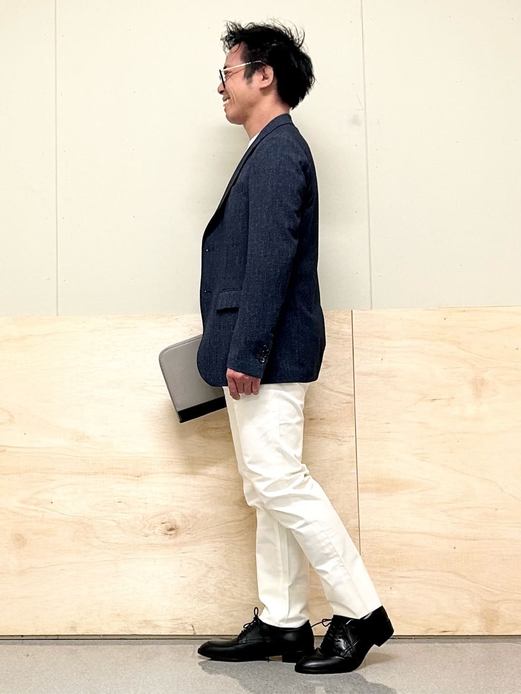 KENJI Iさんの「THE SHOP TK｜【ご好評につき再入荷！！】L字クラッチバッグ 冠婚葬祭/ビジネス/セレモニー/パーティー」を使ったコーディネート