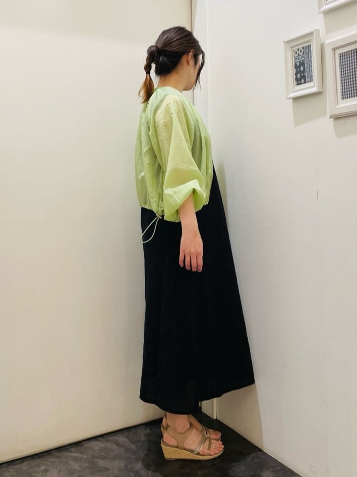 c_h_i_k_aさんの「grove｜◆【洗える】シアーナイロンギャザーブルゾン」を使ったコーディネート