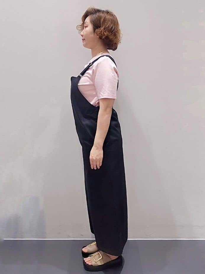 ゆきをさんの「OPAQUE.CLIP｜◆《5色展開／SS-LLサイズ》ベーシックTシャツ【UV／接触冷感／洗濯機洗い可】」を使ったコーディネート