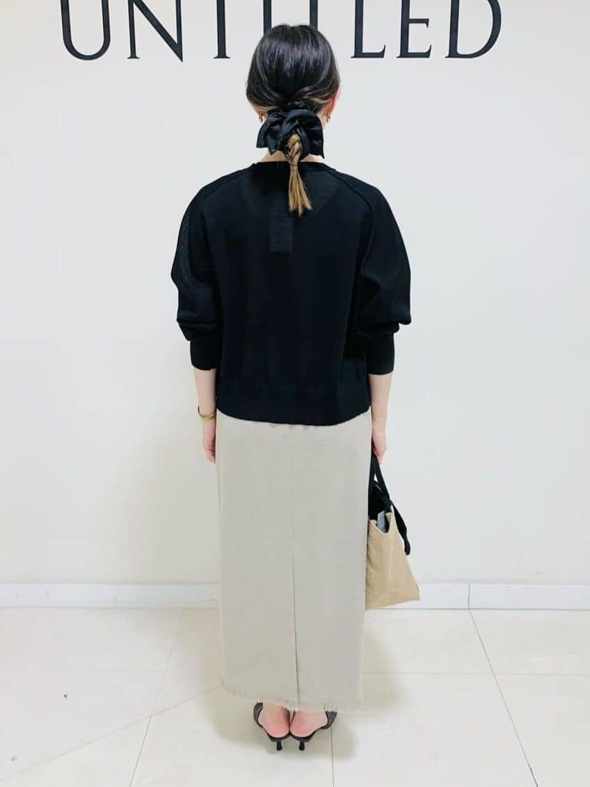 サオリさんの「UNTITLED｜コットンテレコタンクトップ」を使ったコーディネート