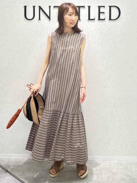 Miwaさんの「UNTITLED｜ライトダブルリングネックレス」を使ったコーディネート